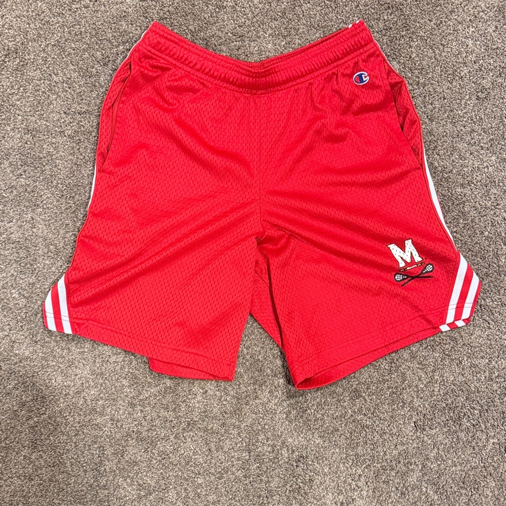 Champion Red Men's Sports Shorts